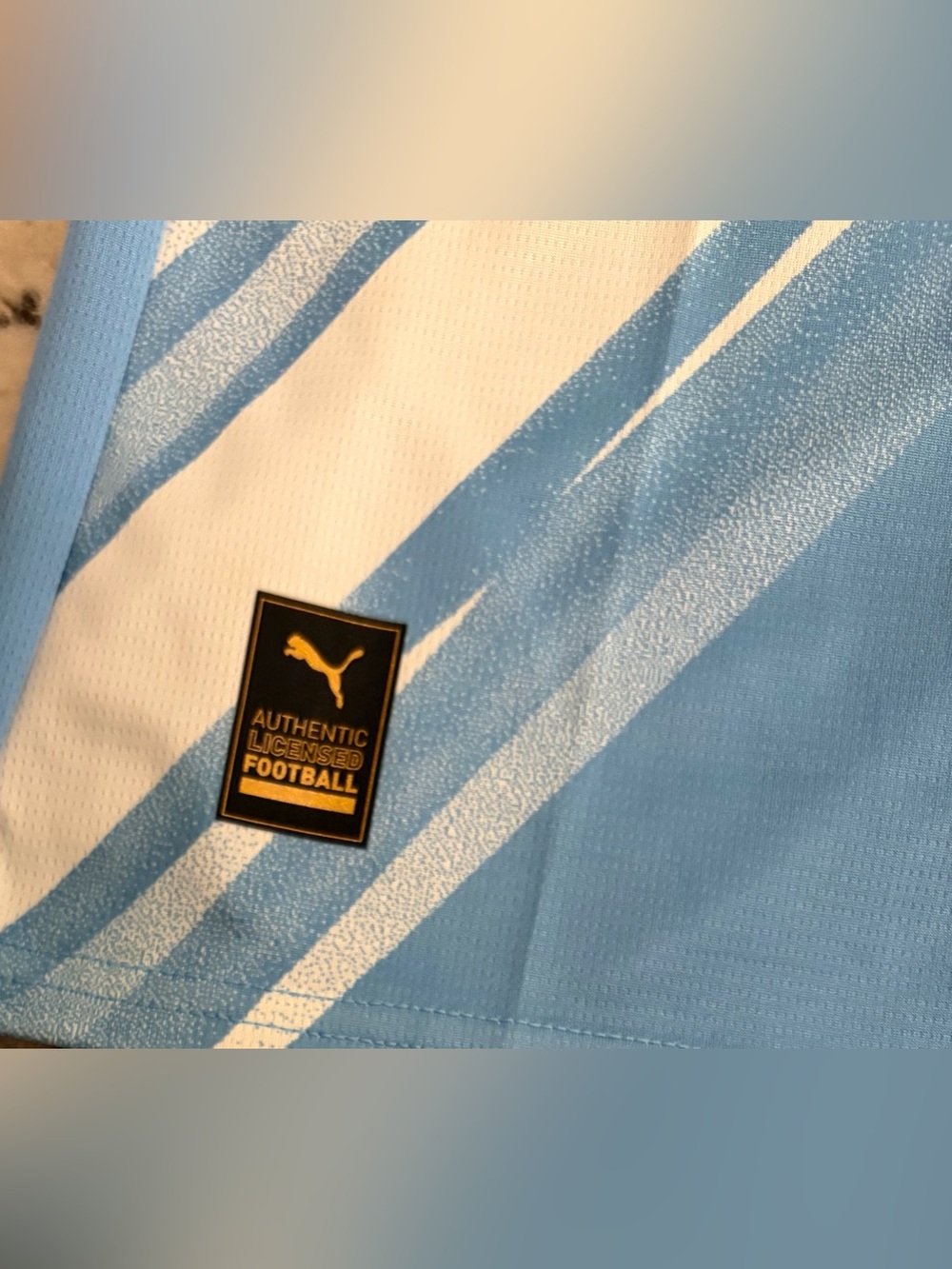 Puma Official Manchester City 2025/26 Semenyo #42 780338-01 Jersey Men's Sz: L - Picture 7 of 8